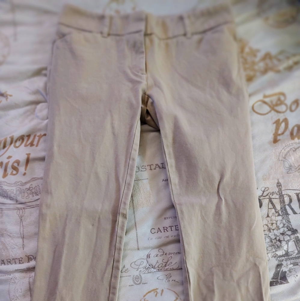 New York and Company Stretch Khaki size 0
